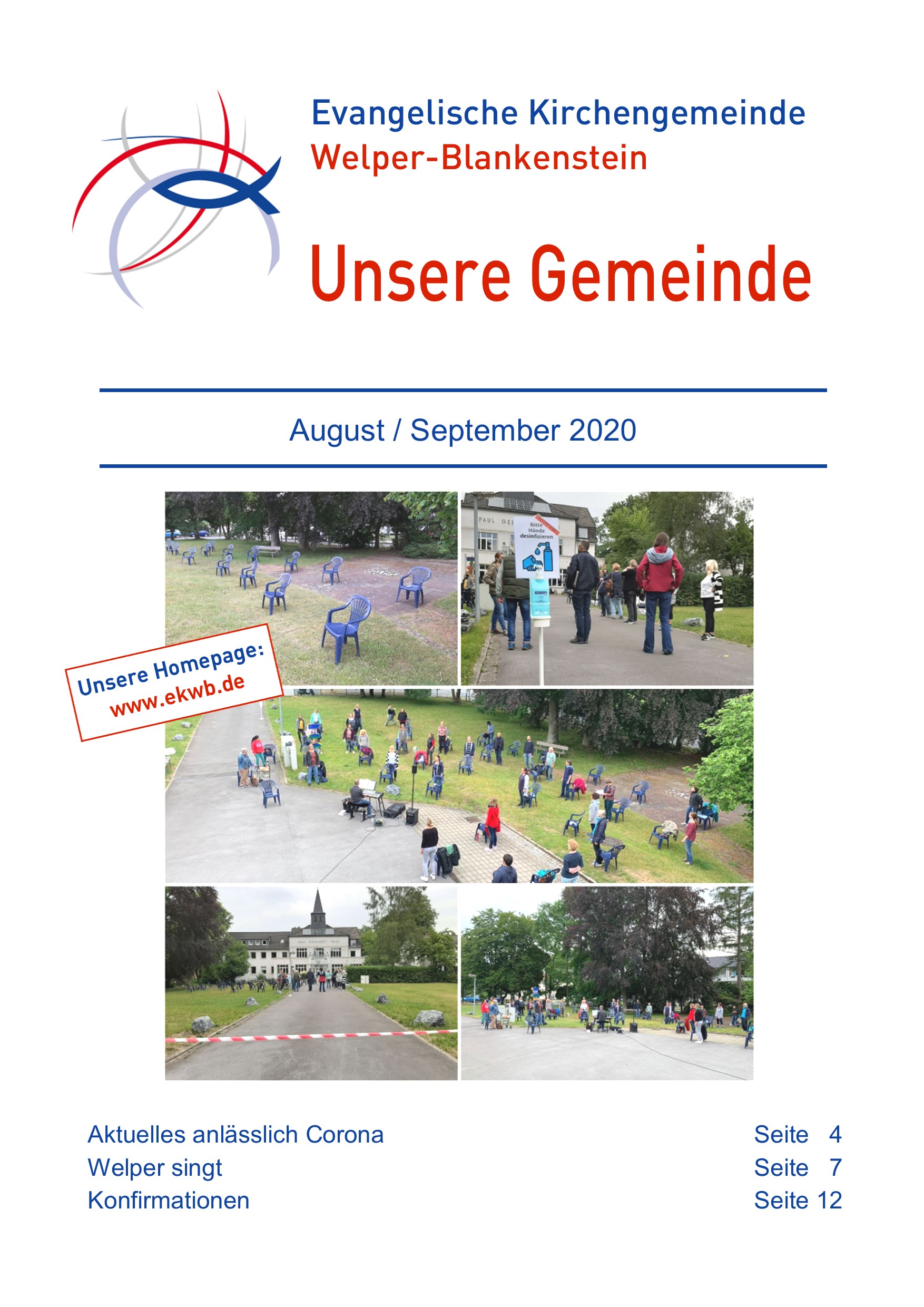 Gemeindebrief August 2020 / September 2020