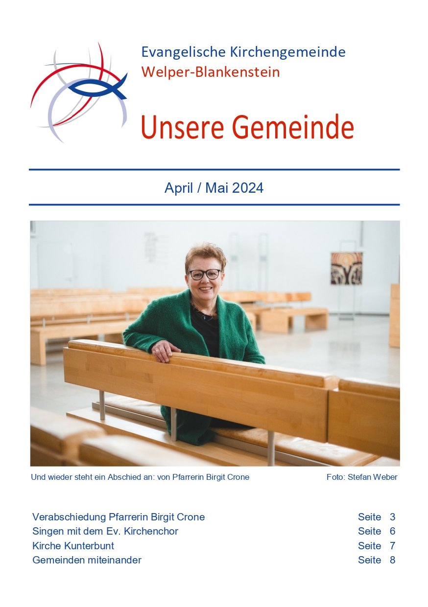 Gemeindebrief April / Mai